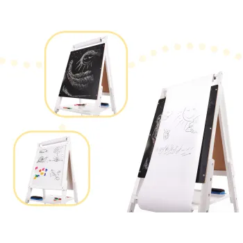 Stabilna tablica drewniana do kreatywnej nauki i rysowania