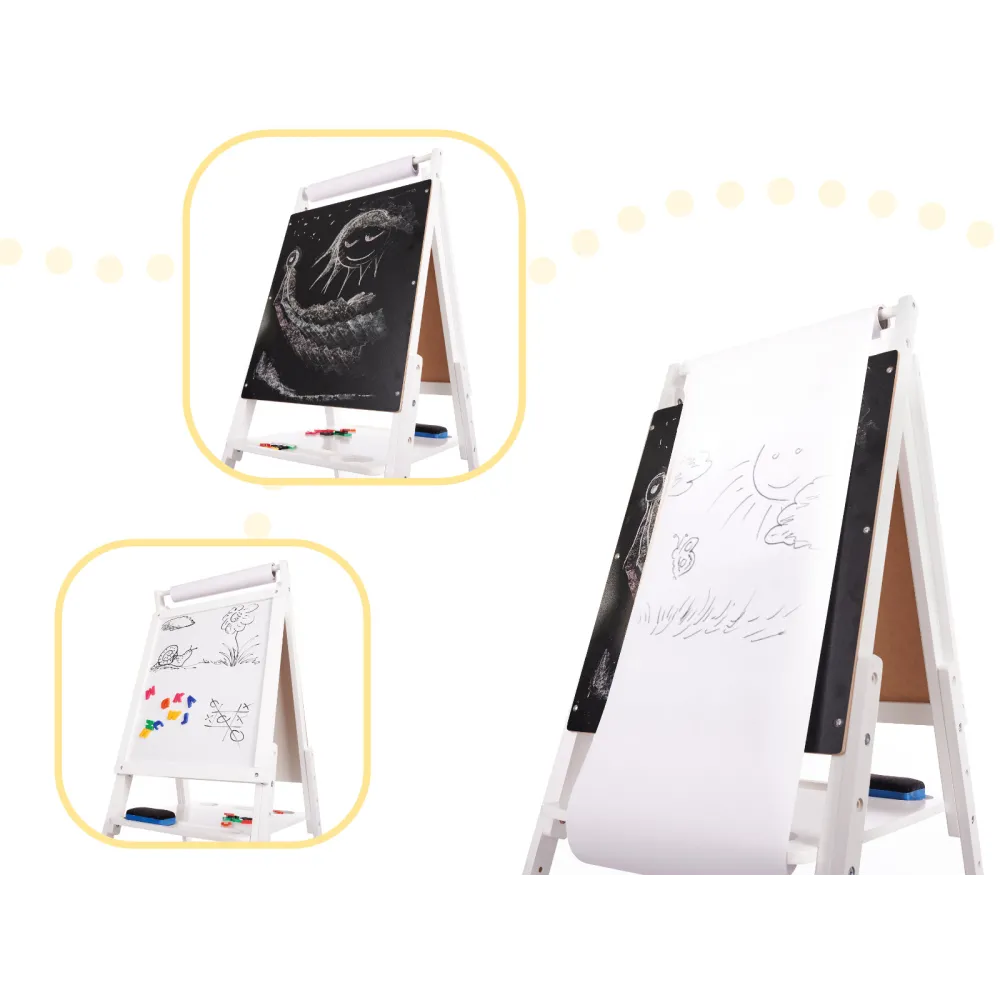 Stabilna tablica drewniana do kreatywnej nauki i rysowania