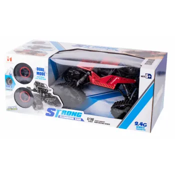 Samochód zdalnie sterowany na pilota RC Rock Crawler 4x4 LHC012 auto 2w1 czerwony