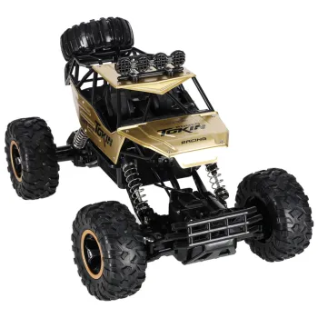 Samochód zdalnie sterowany na pilota RC Rock Crawler 1:12 4WD METAL złoty