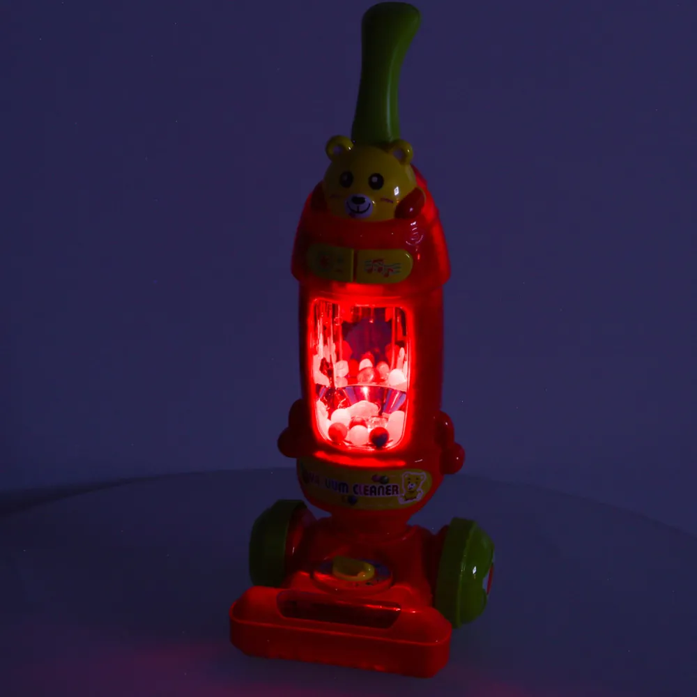 Realistyczny odkurzacz zabawkowy z efektami świetlnymi i dźwiękowymi