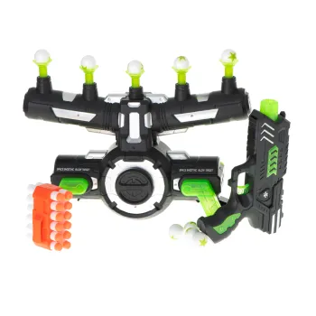 elementy zestawu strzeleckiego DARK WARS na białym tle