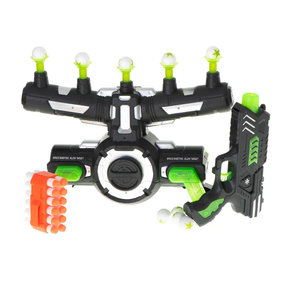 elementy zestawu strzeleckiego DARK WARS na białym tle