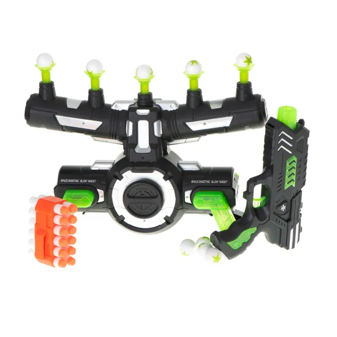 elementy zestawu strzeleckiego DARK WARS na białym tle