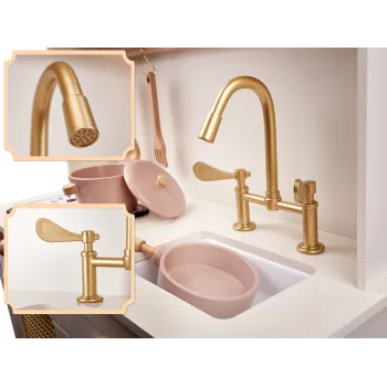 Dziecięca kuchnia 100 cm z efektami świetlnymi i dźwiękowymi