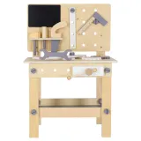 Warsztat do skręcania, wiercenia i przybijania dla małych konstruktorów