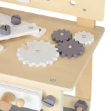 Warsztat z miarką, kluczem francuskim i imadłem dla rozwijania umiejętności