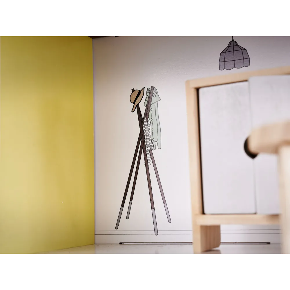 Domek dla lalek z kuchnią, łazienką i balkonem