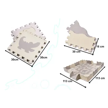 Kreatywne budowanie konstrukcji z piankowych puzzli edukacyjnych dla malucha