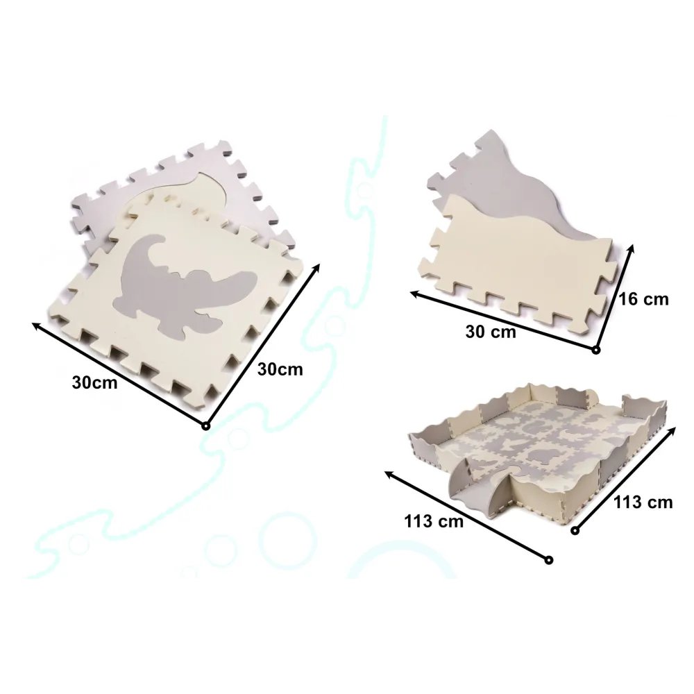 Kreatywne budowanie konstrukcji z piankowych puzzli edukacyjnych dla malucha