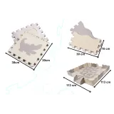 Kreatywne budowanie konstrukcji z piankowych puzzli edukacyjnych dla malucha