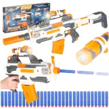 Karabin Blaster Modular 4w1 z akcesoriami gotowy do zabawy