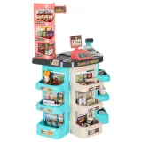 Supermarket zabawkowy dla dzieci z realistycznym skanerem i wagą