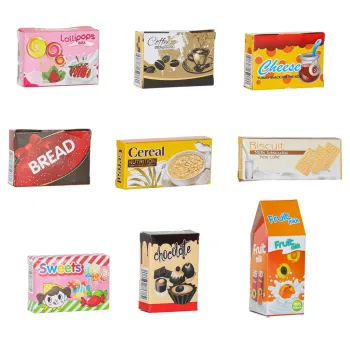 Kolorowy zestaw supermarket z warzywami, owocami i napojami