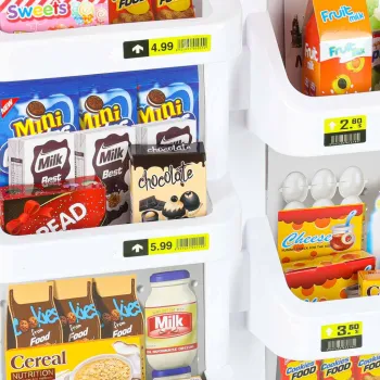 Wysokiej jakości sklep dla dzieci z wózkiem i kasą – idealny prezent