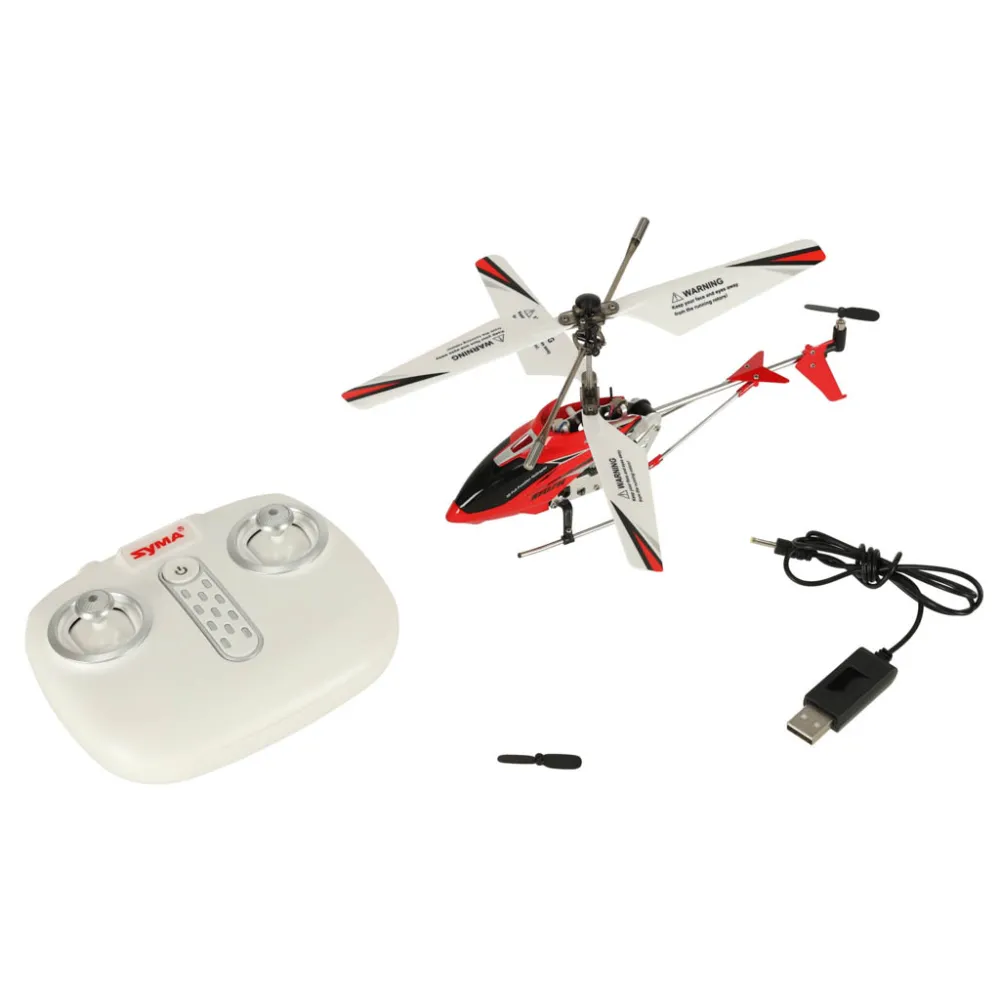 Helikopter RC SYMA S107H podczas lotu w pomieszczeniu