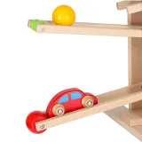 Kulodrom wykonany z gładkiego drewna w rozmiarze XXL