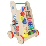 Edukacyjna kostka 6w1 z sorterem, labiryntem i liczydłem dla malucha