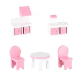 Zestaw dla dzieci: domek dla lalek 70 cm z LED