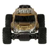 Widok samochodu RC z cieniowanym malowaniem i oświetleniem dachowym