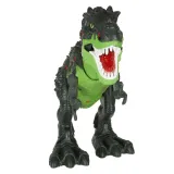 Zielony dinozaur T-REX z efektami dźwiękowymi i świetlnymi