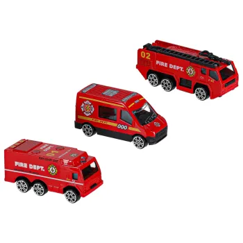 Kompleksowy zestaw dla dzieci: samolot transporter plus pojazdy ratownicze