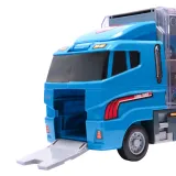 Metalowe auta ratunkowe dołączone do ciężarówki TIR dla dzieci