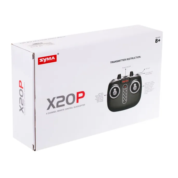 Pilot do drona Syma X20P ukazany z przodu