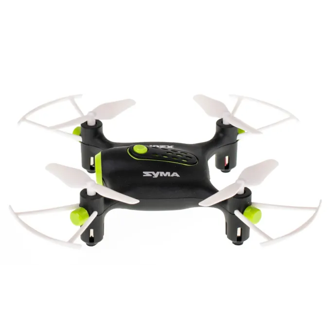 Dron Syma X20P w trakcie efektownego obrotu 360 stopni
