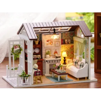 Zestaw kreatywny domek dla lalek 8008-A do montażu dla dzieci i dorosłych