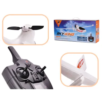 Zestaw samolot RC Sky King F959S z akumulatorem i ładowarką