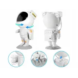 Lampka dekoracyjna astronauta z zielonym laserem gwiazd