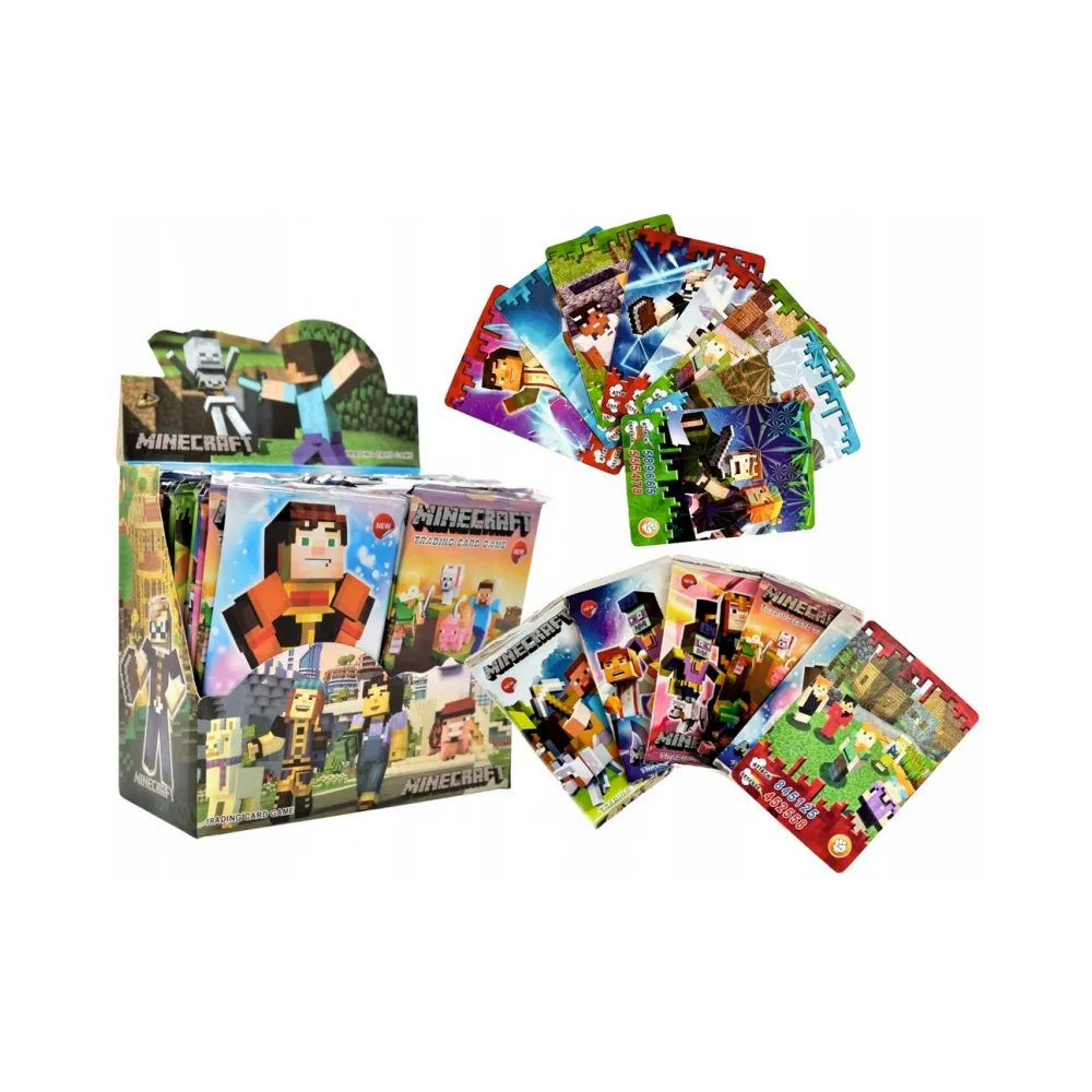 Zestaw 288 kart kolekcjonerskich Minecraft w dużym pudełku XXL G2