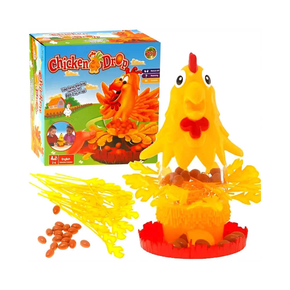 Gra zręcznościowa Kura Jajka Chicken DropG2 w pełnym zestawie
