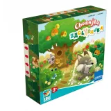 Zestaw gry planszowej Chowajka Zaglądajka z figurkami i planszami