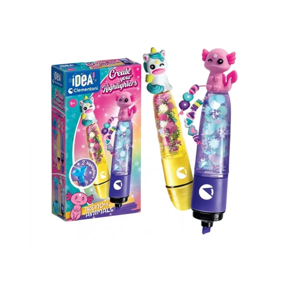 Zestaw Clementoni Mini fabryka markerów Magiczne Zwierzęta z akcesoriami