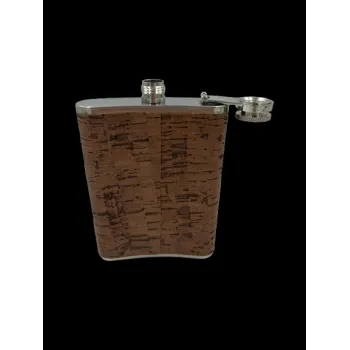 Piersiówka Metal Korek Ciemny 0.2 L PodróżnaG2