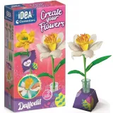 Zestaw edukacyjny Mini Fabryka kwiatów Żonkile Narcyz Clementoni dla dzieci