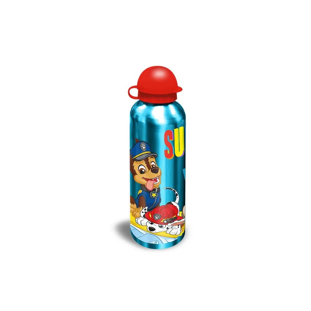 Bidon aluminiowy Psi Patrol 500 ml dla dzieci w kolorze niebieskim