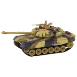 Czołgi wojenne RC z gumowymi gąsienicami i efektami dźwiękowymi