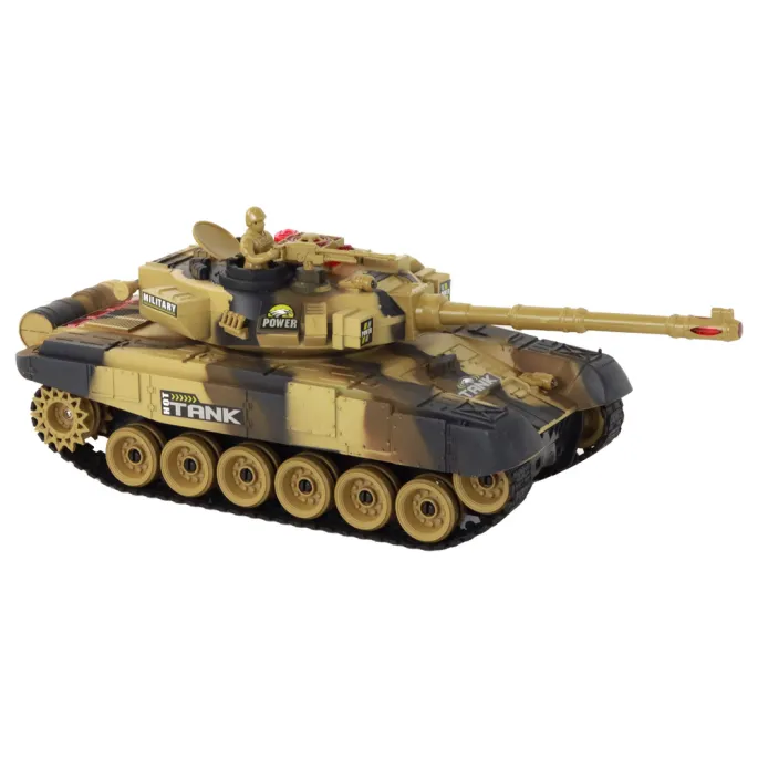 Bitwa czołgów RC z systemem życia i podczerwienią