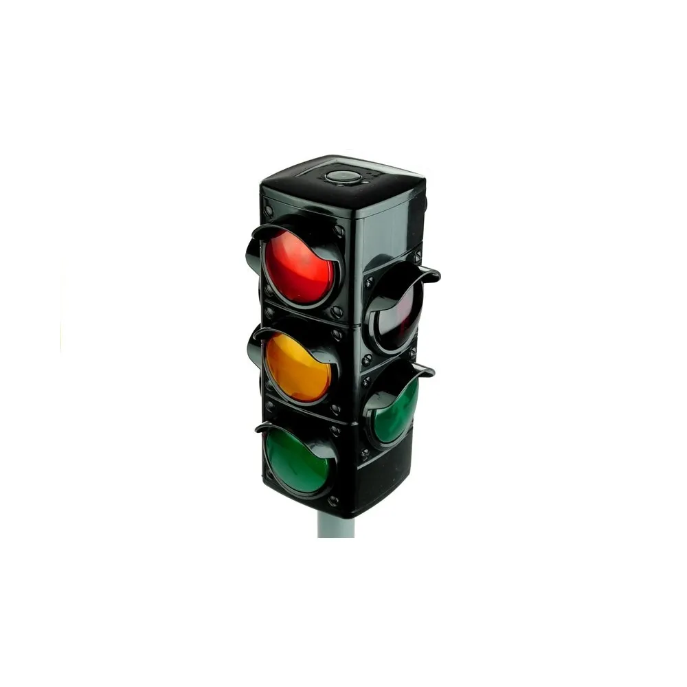 Sygnalizator zabawka z podwójną sygnalizacją dla pieszych i kierowców