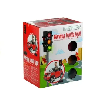 Bezpieczna i atestowana zabawka sygnalizator świetlny o wysokości 72 cm