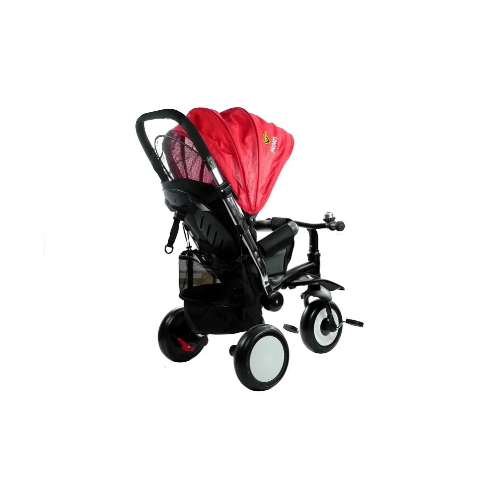 Wielofunkcyjny rowerek dla malucha z regulowaną rączką i pasami bezpieczeństwa