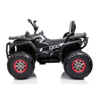 Sportowy wygląd zabawkowego quada akumulatorowego czarnego