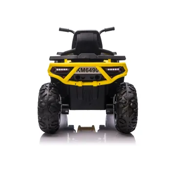 Dynamiczny żółty quad na baterie dla maluchów