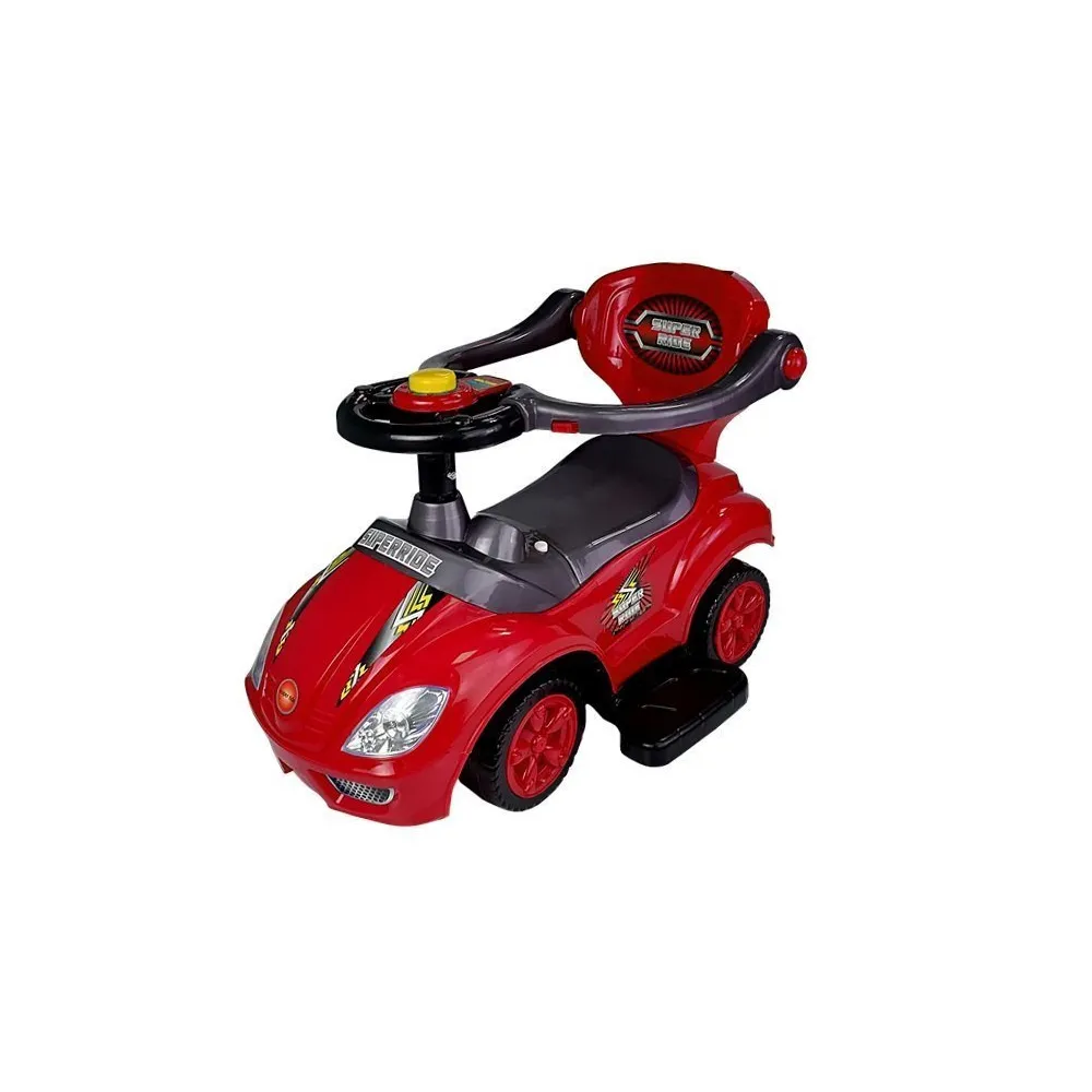 Pojazd dziecięcy Mega Car 3w1 z wygodnym siedziskiem i oparciem