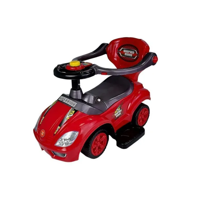 Pojazd dziecięcy Mega Car 3w1 z wygodnym siedziskiem i oparciem