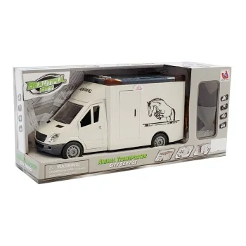 Ciężarówka do transportu koni z gumowymi kołami i zdejmowanym dachem