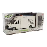 Ciężarówka do transportu koni z gumowymi kołami i zdejmowanym dachem